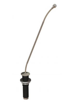 Earthworks - IMR12-SS Cardioid Installation Microphone with 12 Rigid Center Gooseneck - Stainless Steel