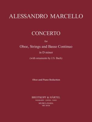 Concerto in D minor - Marcello/Voxman - Oboe/Piano Reducition - Sheet Music