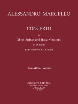 Musica Rara - Concerto in D minor - Marcello/Voxman - Oboe/Piano Reducition - Sheet Music