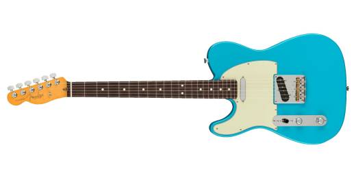 American Professional II Telecaster Electric Guitar with Case - Miami Blue