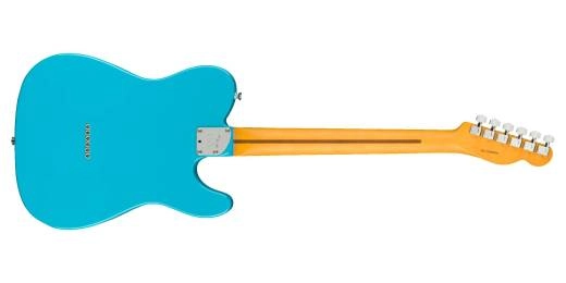 American Professional II Telecaster Electric Guitar with Case - Miami Blue