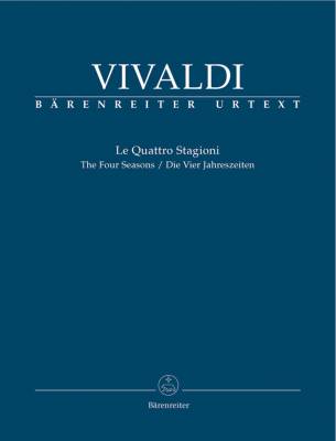 Baerenreiter Verlag - The Four Seasons - Vivaldi/Hogwood - Partie de violon 1