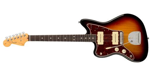 American Professional II Jazzmaster Electric Guitar with Case, Left-Handed - 3-Colour Sunburst