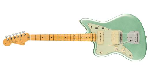 Fender - American Professional II Jazzmaster Electric Guitar with Case, Left-Handed - Mystic Surf Green
