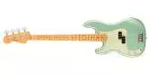 Fender - American Professional II Precision Bass with Case, Left-Handed - Mystic Surf Green