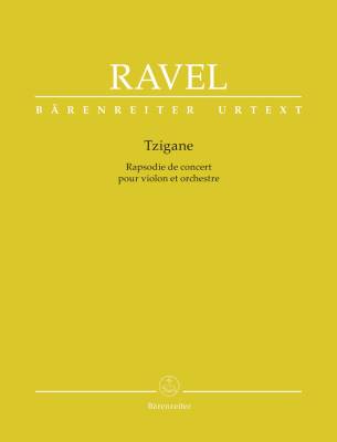 Baerenreiter Verlag - Tzigane - Ravel - Wind/Percussion Set of Parts
