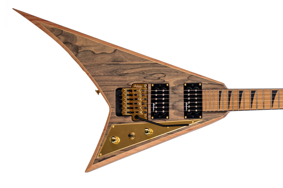 Jackson Guitars JS Series Rhoads Ziricote JS42, Caramelized Maple