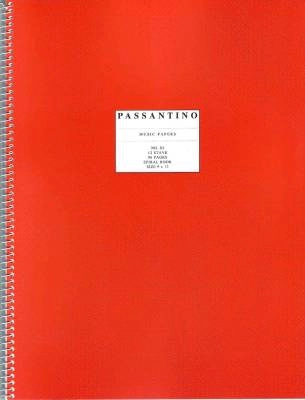 Passantino - Spiral Book No. 85 - 12 Stave - 96 Page