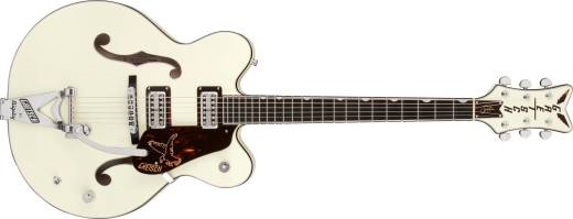 G6636T-RF Richard Fortus Signature Falcon Center Block with String-Thru Bigsby - Vintage White