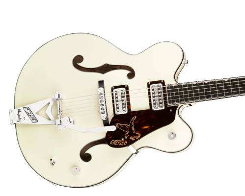 G6636T-RF Richard Fortus Signature Falcon Center Block with String-Thru Bigsby - Vintage White