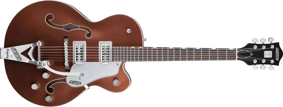 G6118T Players Edition Anniversary Hollow Body with String-Thru Bigsby - Two-Tone Copper Metallic/Sahara Metallic