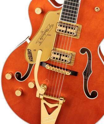 G6120TG-LH Players Edition Nashville Hollow Body with String-Thru Bigsby, Left-Handed - Orange Stain
