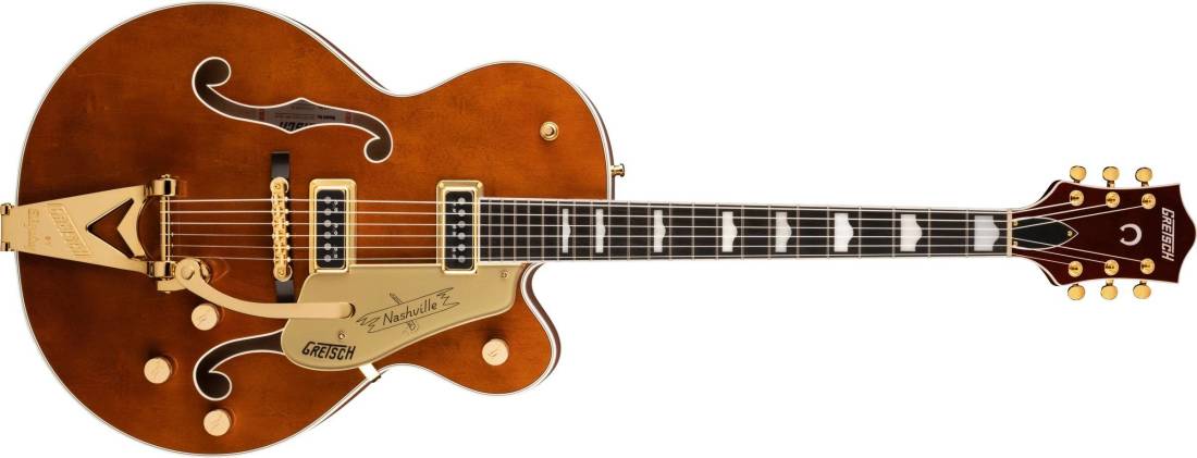 G6120TG-DS Players Edition Nashville Hollow Body DS with String-Thru Bigsby and Gold Hardware - Roundup Orange