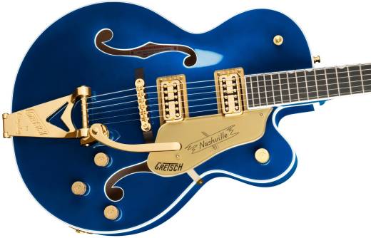 G6120TG Players Edition Nashville Hollow Body with String-Thru Bigsby and Gold Hardware - Azure Metallic