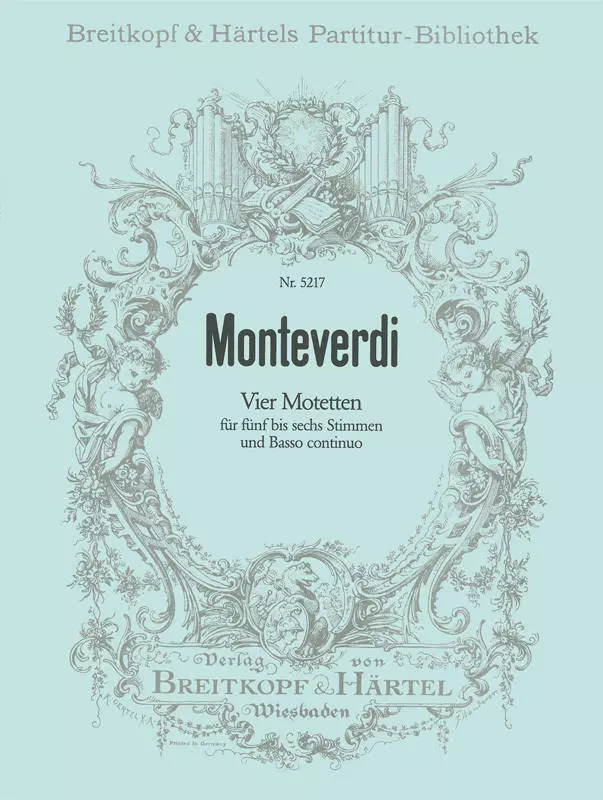 Four Motets - Monteverdi/Ewerhart - SSATTB/Basso Continuo