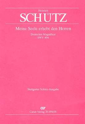 Carus Verlag - Magnificat - Schuetz - SATB/SATB