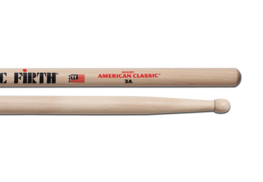 Vic Firth - 3A American Classic (Hickory/Wood Tip)