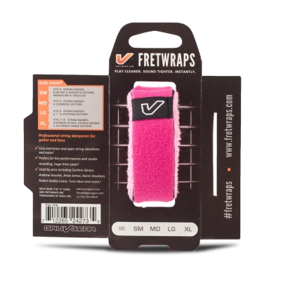 Gruv Gear - FretWraps String Muter/Dampener (1-Pack) Large, Pink