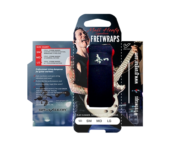 FretWraps String Muter/Dampener (1-Pack) Small, Matt Heafy Signature