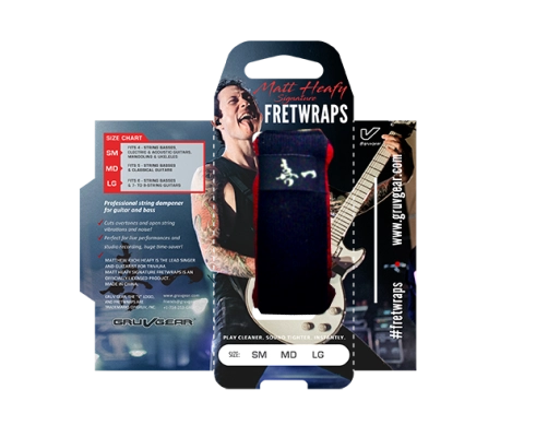 Gruv Gear - FretWraps String Muter/Dampener (1-Pack) Small, Matt Heafy Signature