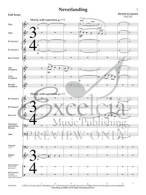 Neverlanding - Sciaino - Concert Band - Gr. 1.5