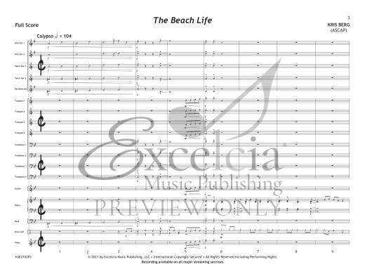 The Beach Life - Berg - Jazz Ensemble - Gr. 2