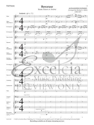 Berceuse (from Noure et Anitra) - Ilyinsky/Miller - Concert Band - Gr. 2