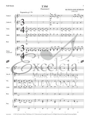 L\'ete (Summer) - Schram - String Orchestra - Gr. 2
