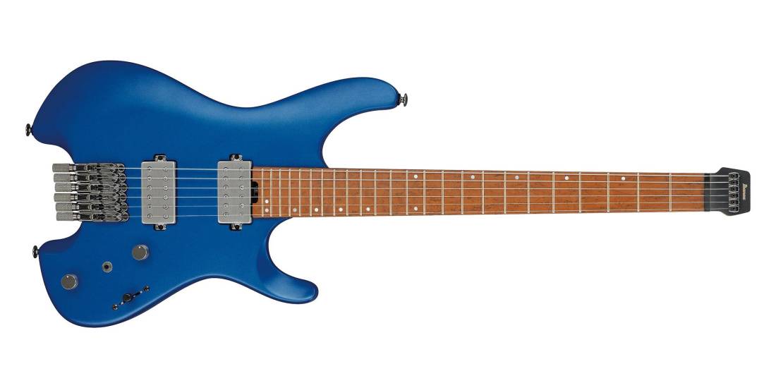 Q52 Headless Electric Guitar with Gigbag - Laser Blue Matte