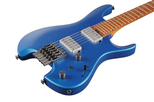 Guitare lectrique sans tte Q52 avec housse - Laser Blue Matte