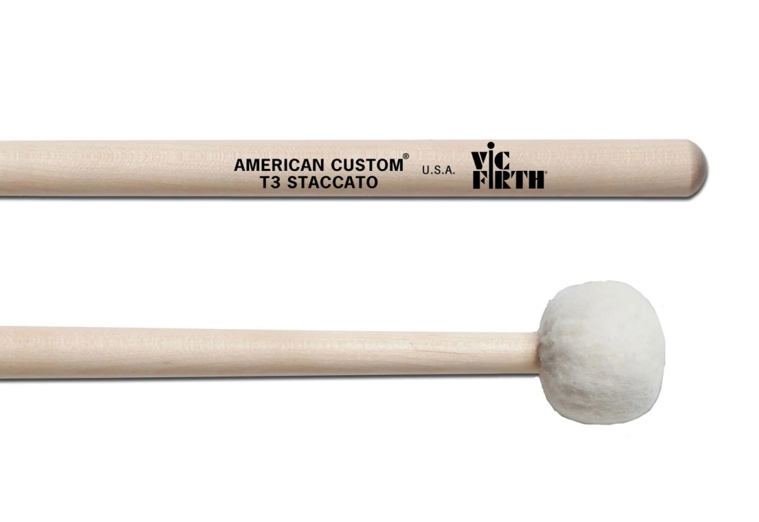 T3 American Custom Timpani Mallets - Staccato