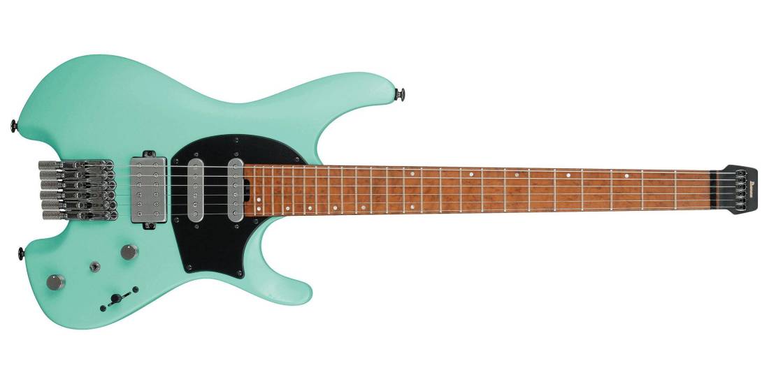 Q54 Headless Electric Guitar with Gigbag - Sea Foam Green Matte