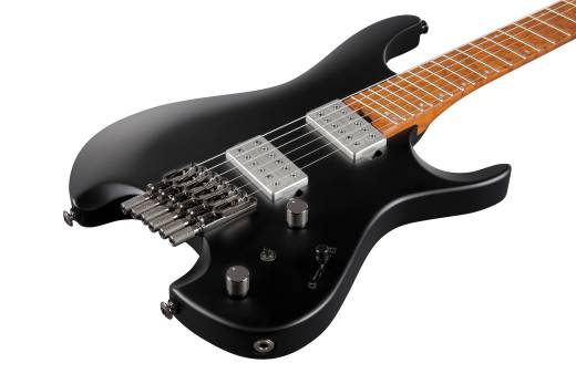 QX52 Headless Electric Guitar with Gigbag - Black Flat