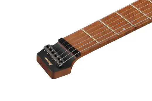 QX52 Headless Electric Guitar with Gigbag - Black Flat