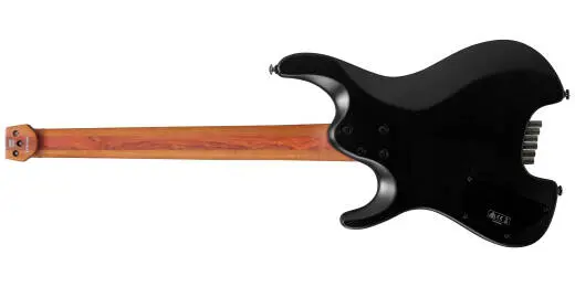 QX52 Headless Electric Guitar with Gigbag - Black Flat