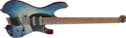 Ibanez QX54QM Headless Electric Guitar With Gigbag - Blue Sphere