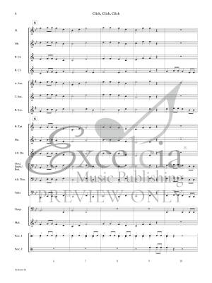 Click, Click, Click (Up on the Housetop) - Hanby/Mills - Concert Band - Gr. 0.5