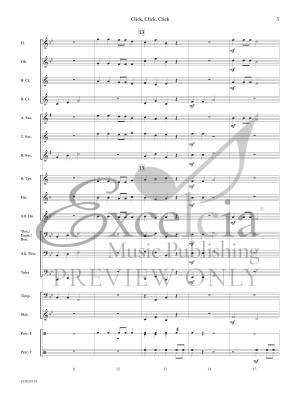 Click, Click, Click (Up on the Housetop) - Hanby/Mills - Concert Band - Gr. 0.5