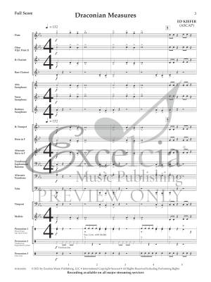 Draconian Measures - Kiefer - Concert Band - Gr. 0.5