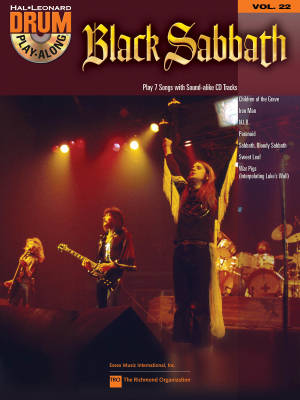 Black Sabbath: Drum Play-Along Volume 22 - Drum Set - Book/CD