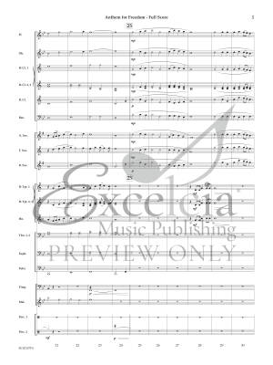 Anthem for Freedom - Huss/Carter - Concert Band - Gr. 3