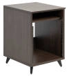 Gator - Elite Series 10U Studio Rack Table - Dark Walnut Brown