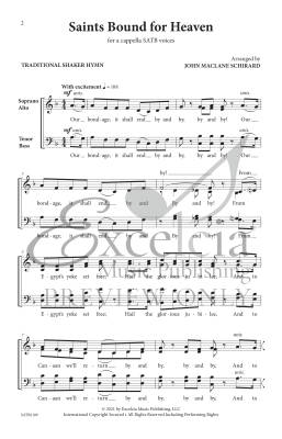 Saints Bound for Heaven (Traditional Shaker Hymn) - Schirard - SATB