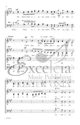 The Boar\'s Head Carol (Traditional English Carol) - Webb - SATB