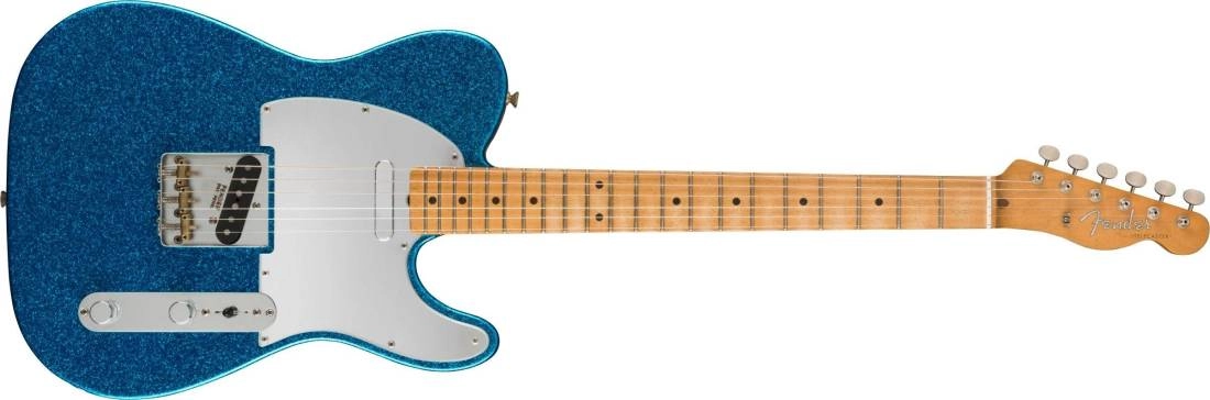 J Mascis Telecaster, Maple Fingerboard - Bottle Rocket Blue Flake