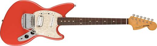 Fender - Jag-Stang Kurt Cobain, touche en palissandre - Fiesta Red
