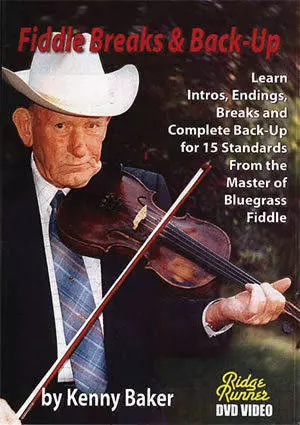 Fiddle Breaks & Back-up - Baker - DVD