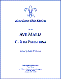 Ave Maria - Palestrina - SATTB