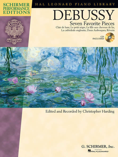 Claude Debussy: Seven Favorite Pieces - Piano Book/CD
