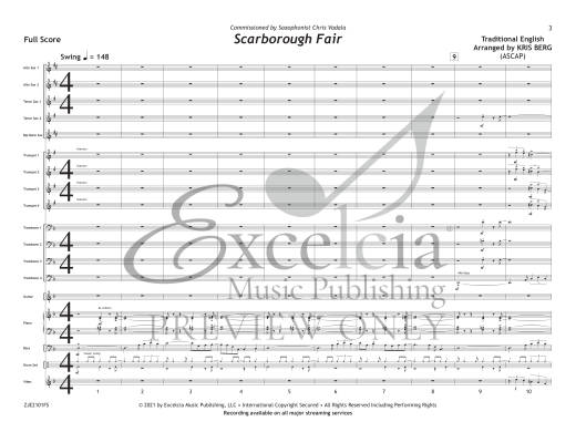 Scarborough Fair (Traditional English) - Berg - Jazz Ensemble - Gr. 4